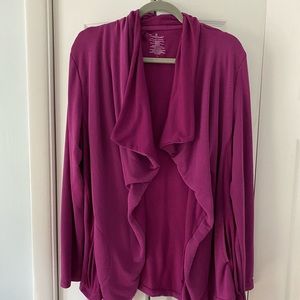 Cuddl duds ultra soft sweater wrap L